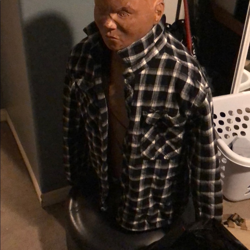 XL black and white jacket